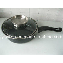 Kitchenware Carbon Steel with Lid for Pouring Oil Cookware